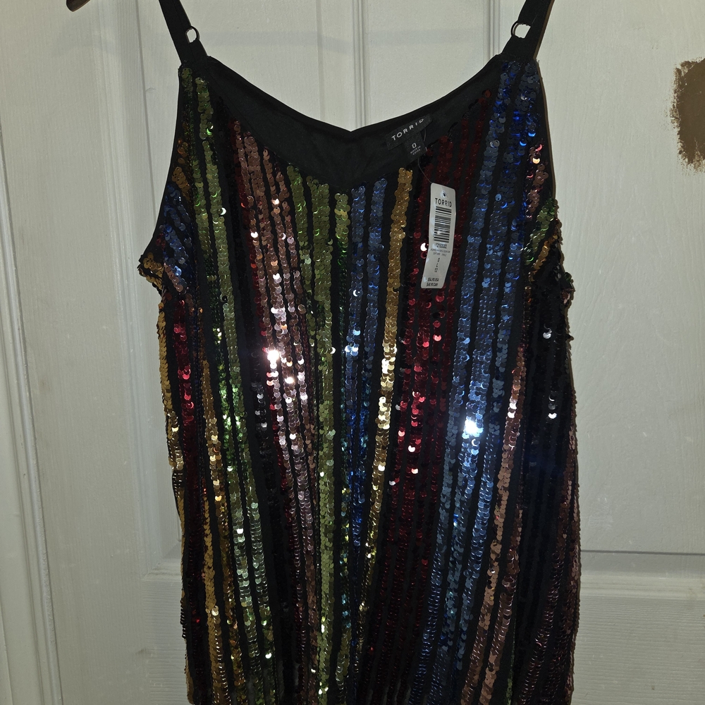 Torrid Multicolor Sequin Camisole